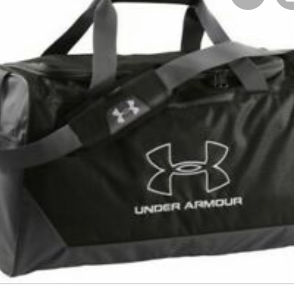 Under Armour Extra Large Duffel/Gym Bag Black/Gray - Picture 2 of 5